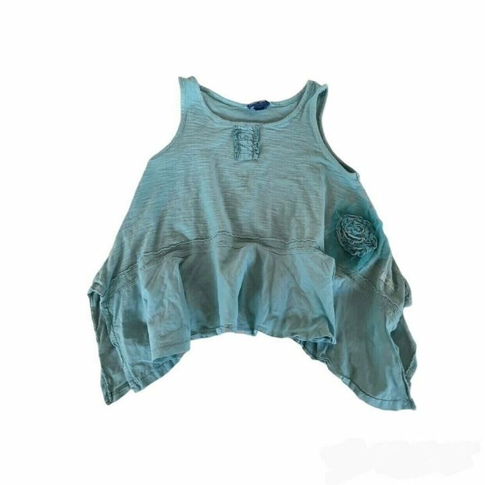 Naartjie Girls Flowy Tank W/ Flower 5